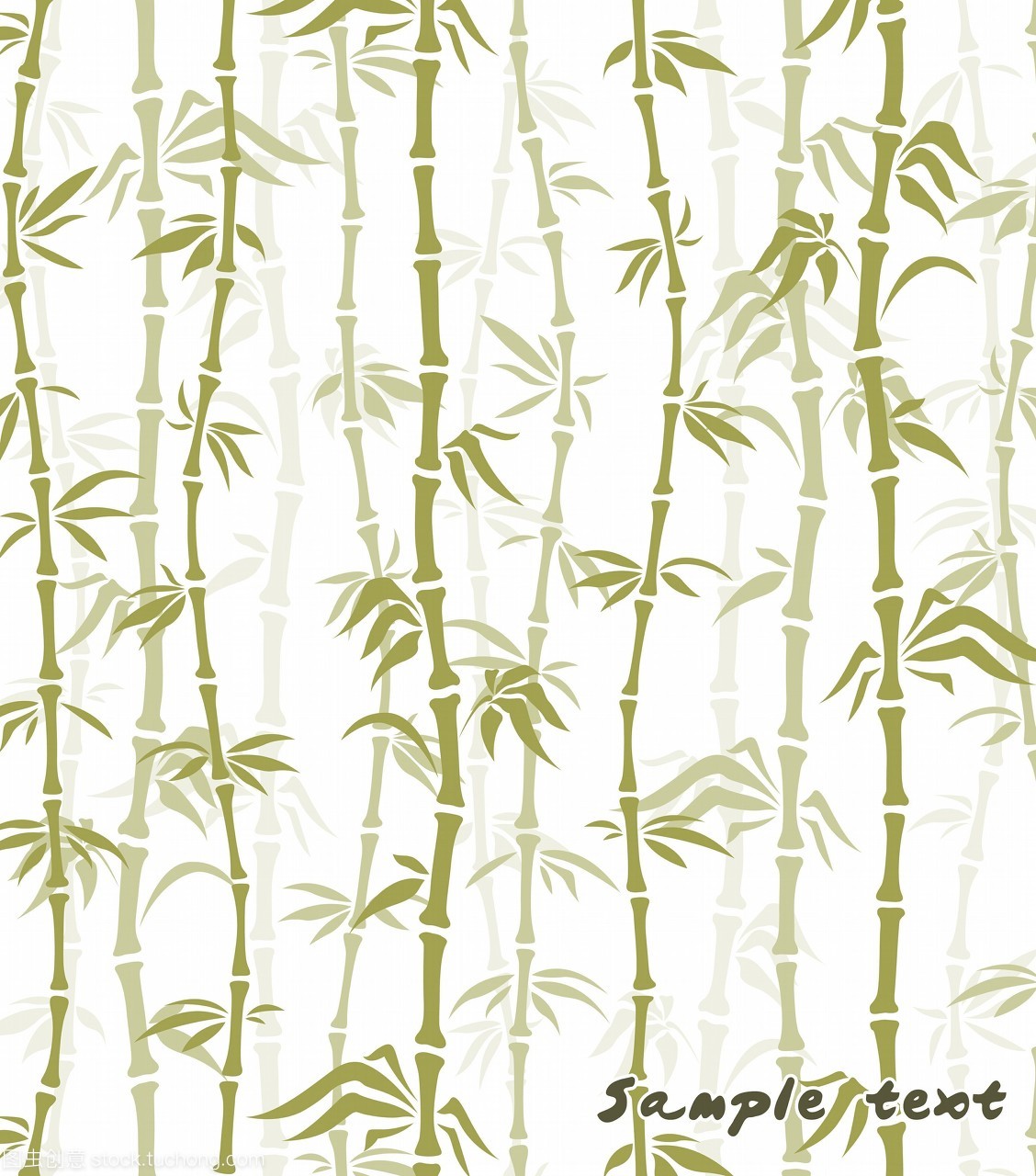 竹背景矢量图